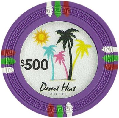 Desert Heat Poker Chips 13 5 Gram 25 Pack CPDH-500