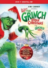 HOW THE GRINCH STOLE CHRISTMAS - Jim Carrey Grinchmas Edition DVD NEW/SEALED