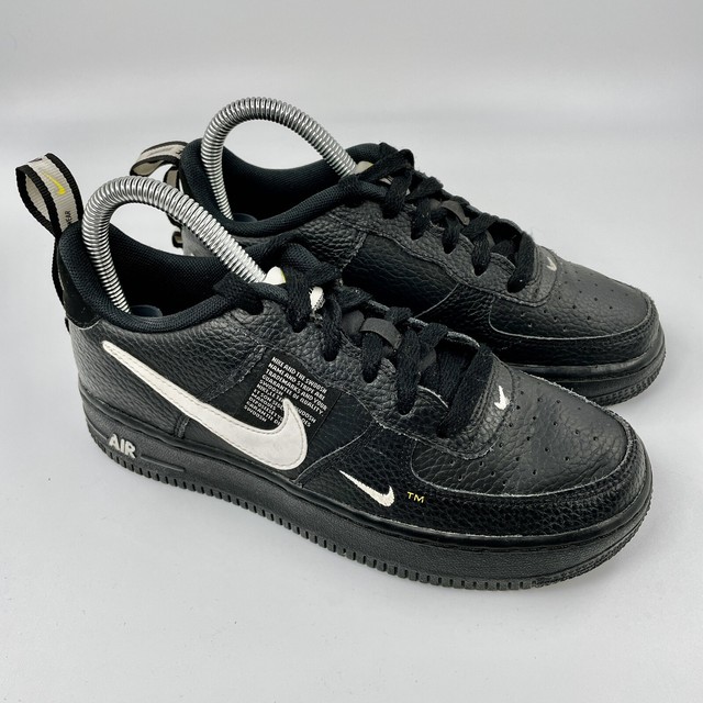Women's Nike Air Force 1 Lv8 Utility Black GS Overbranding Ar1708-001 Size  6y for sale online | eBay