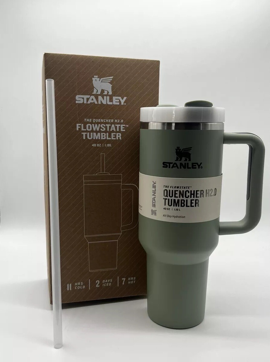 Stanley Quencher H2.0 FlowState 40oz Tumbler Bay Leaf Green