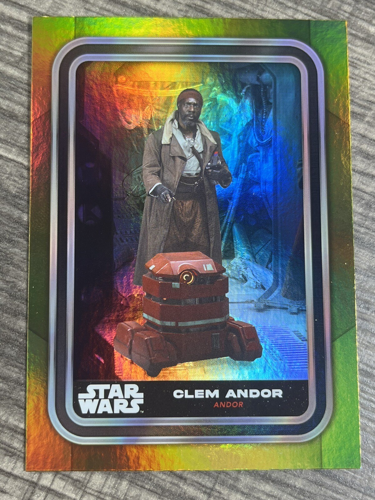 Clem Andor, 2023 Topps Star Wars Flagship, Gold Foil, #37 | eBay