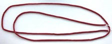 4mm x 2mm Small Petite Tube Dyed Red Coral Color Magnesite Bead 21 Inch Strand
