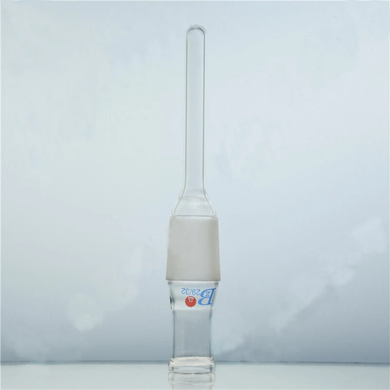 24/29,Glass Thermometer Adapter,100mm Stem,Wide Open Mouth,Lab Glassware - Image 2 of 4