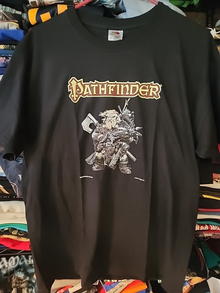Vintage Pathfinder Paizo Off World Designs 2014 Black T Shirt L | eBay