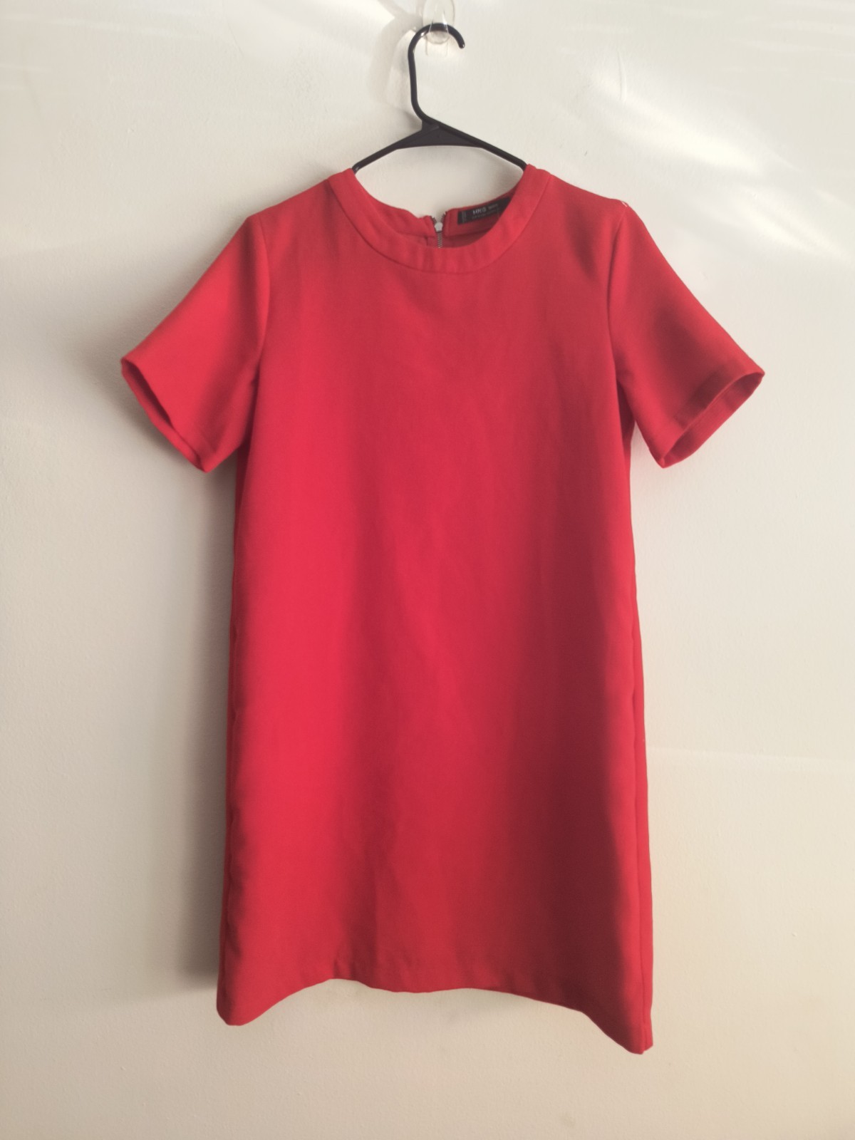 MNG Cherry Red Basic Pullover Box Mini Relaxed Dr… - image 1