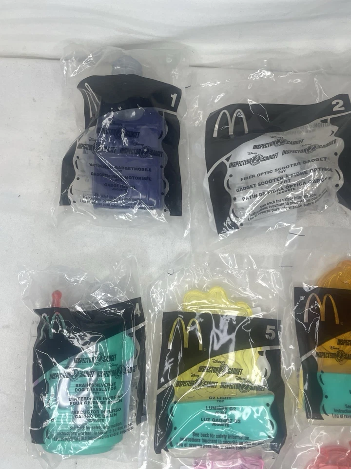 Inspector Gadget 2 McDonald’s Toys 2002, 2003 Full Set Of 9 - Image 3 of 4