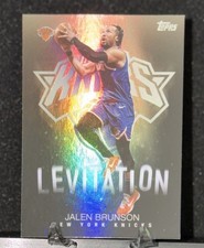Jalen Brunson 2025-26 Topps Levitation Rainbow Foil #L-9 New York Knicks