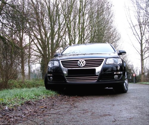 Baguette de calandre supérieure chromée pour VW Passat 2005-2010