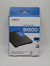 Crucial BX500 500GB 2.5" SATA III Internal SSD Hard Drive CT500BX500SSD1