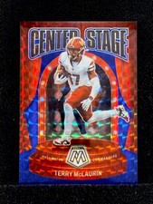 2024 Panini Mosaic - Center Stage Terry McLaurin #28 Blue Mosaic Prizm /99