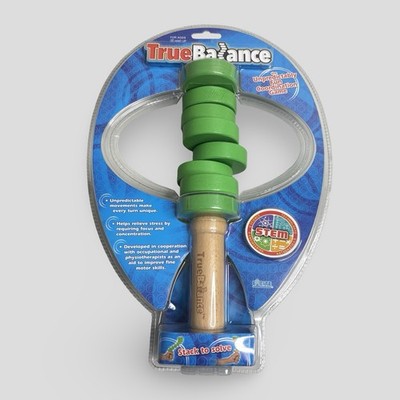 True Balance Coordination STEM Wooden Game Toy Green Fine Motor Skills Excite