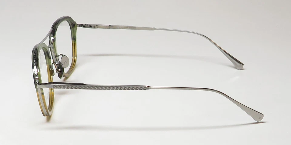 NUEVAS GAFAS JOHN VARVATOS VJV429 CUADRADAS PARA HOMBRE BORDE COMPLETO VERDE JAPÓN 51-21-145 Foto 4 de 4