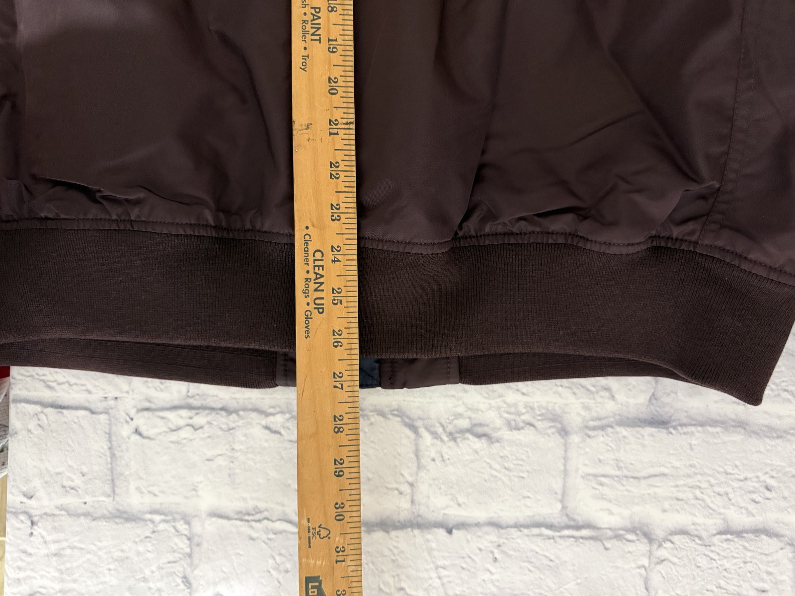 Vintage Tommy Hilfiger  Bomber  Jacket Zip Up Pockets Infront Color Maroon Sz XL thumbnail 8