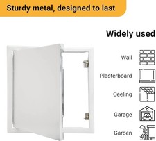 Access Panel 300x300 mm - Steel Access Panel push Lock for Wall