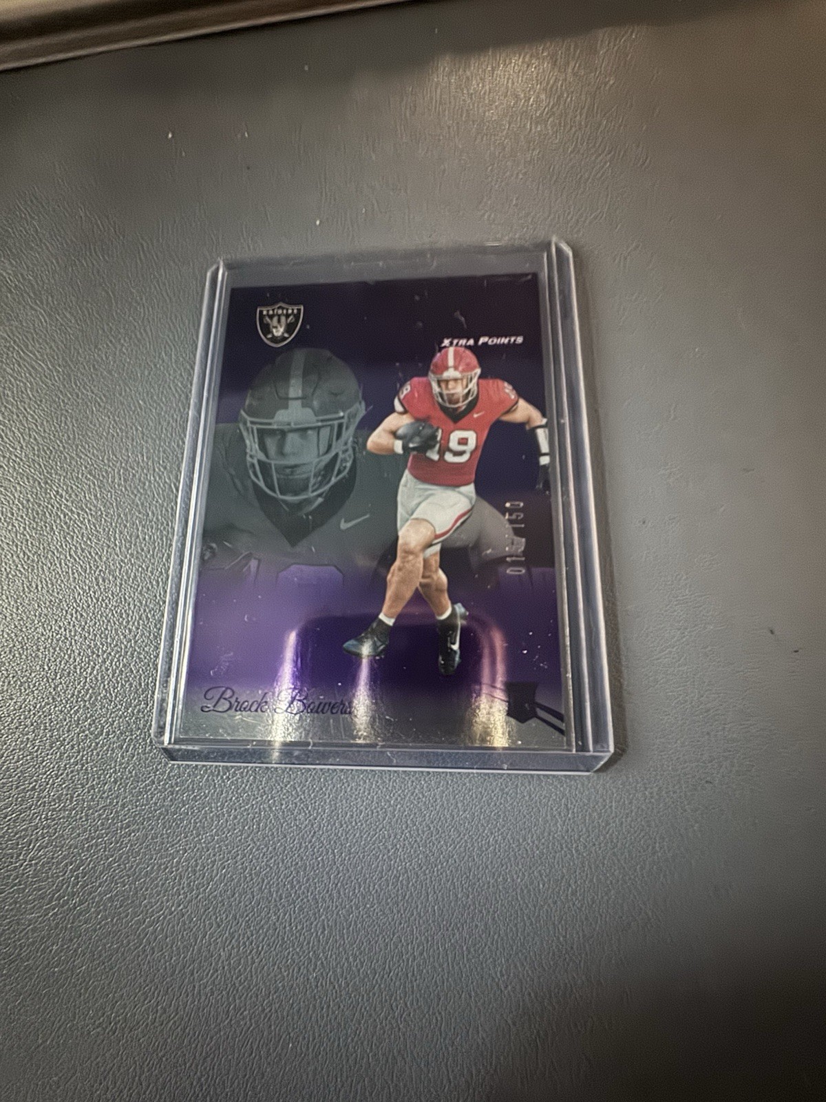 2024 Panini Prestige - Rookies Brock Bowers #305 Xtra Points Purple /150 (RC)