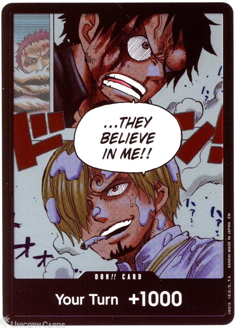 OP11-Don!! DON!! Card : DON!! Alternative Art Foil English One Piece TCG Card :