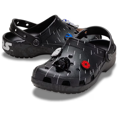 Crocs‎ Hiker Clog Mens 11 Black Star Wars Jibbitz Platform Sandals Crocs Star Wars Off Court Clog Black Sandals & Slides Crocs main image 4
