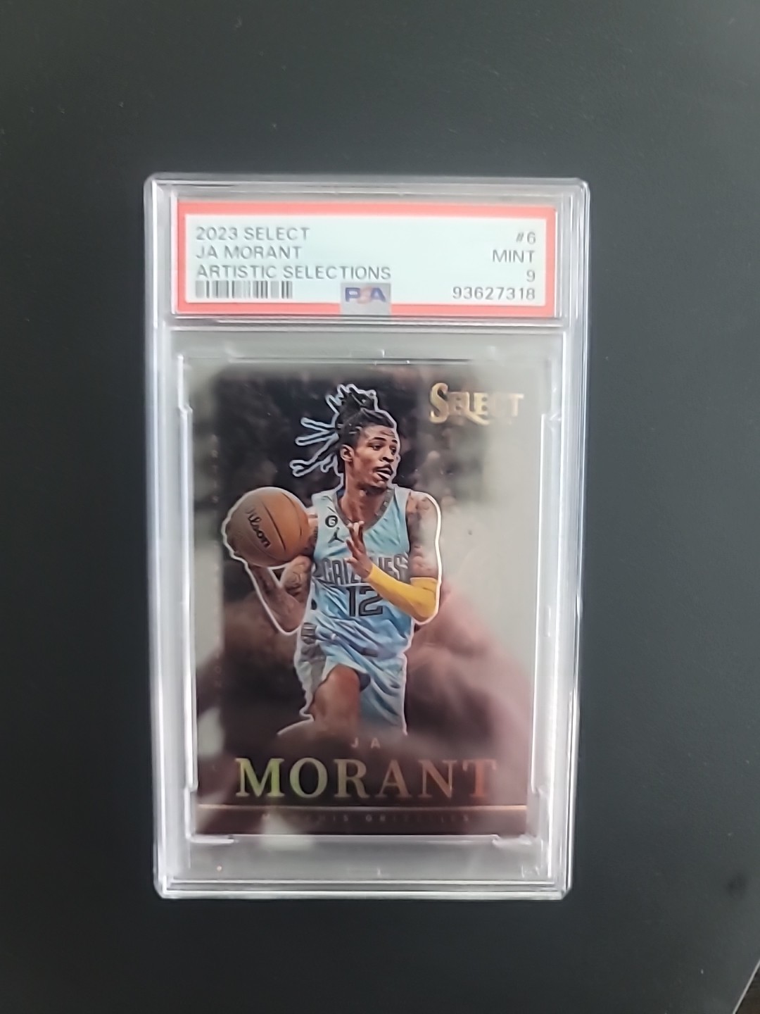 2023 Select Ja Morant Artistic Selections PSA 9