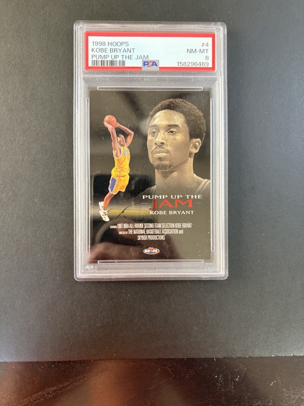 1998 Kobe Bryant PSA8 Hoops #4 Pump Up The Jam Insert Mamba Lakers GOAT MINT 🔥 view 5