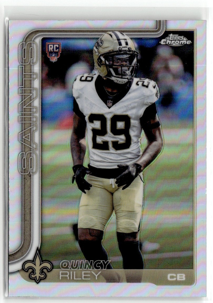 2025 Topps Chrome Refractor Quincy Riley RC #369