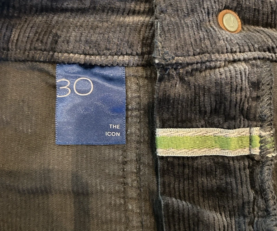 Pilcro Anthropologie The Icon Corduroy Black Pants Flare Women's Stretch Size 10 - Image 4 of 4