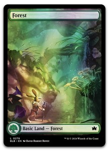 Forest (0278) Full Art Foil - Bloomburrow (BLB) - Magic: The Gathering