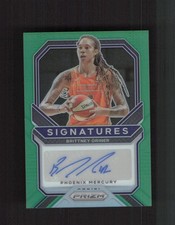 2021 Panini Prizm WNBA #SG-BGN Brittney Griner Signatures Green