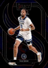 NAZ REID 2024-25 Panini Select Blue Base #132 Timberwolves Premier Lev ID:140392