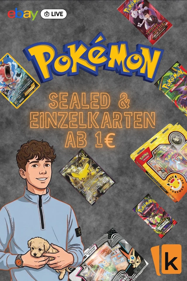 ⚡ Pokémon LIVE heute Abend | Faire Auktionen & viele Überraschungen 🎉