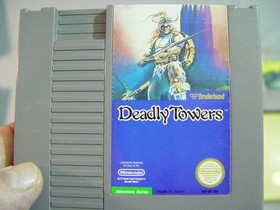 LOTTO 5 GIOCHI NES KID ICARUS STAR TROPICS DEADLY TOWERS GALAGA NIGHTMARE ON OLM ST