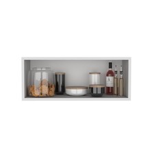 Wally Armadio a Parete 30" Larghezza x 12"H MDF Bianco