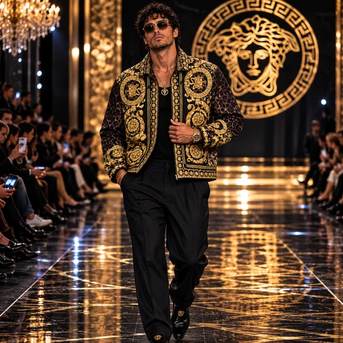Versace Wild Baroc Print Blouson Jacket — Men's IT 48 (US 38) | New With Tags image 4