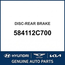 2001-2008 Hyundai Tiburon Disc-rear Brake Oem New 584112c700