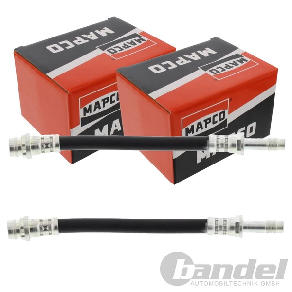 2X Mapco BremsschlÄUche AM Bremssattel Hinten Passend FüR Ford Galaxy Mondeo S-M-image