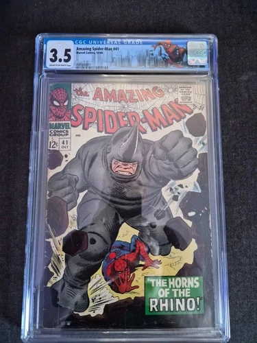 The Amazing Spider-Man #41 CGC 3.5 - 1st Appearanc of the Rhino - Key Issue