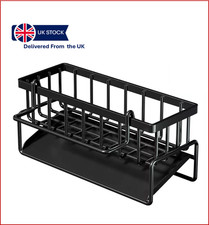 Sink Caddy Kitchen Storage Organisation Organiser with Sponge Holder Sink Tidy