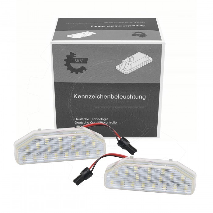 Éclairage plaque LED Mazda 6 FF14-51-270A boîtier étanche finition premium ABS