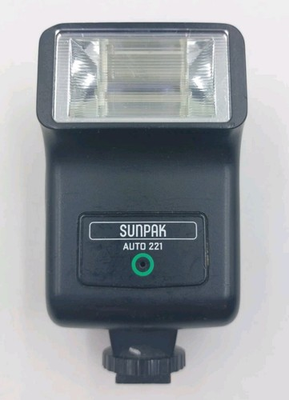 #ad SunPak Auto 221 D Flash Universal Tested Works $15.25