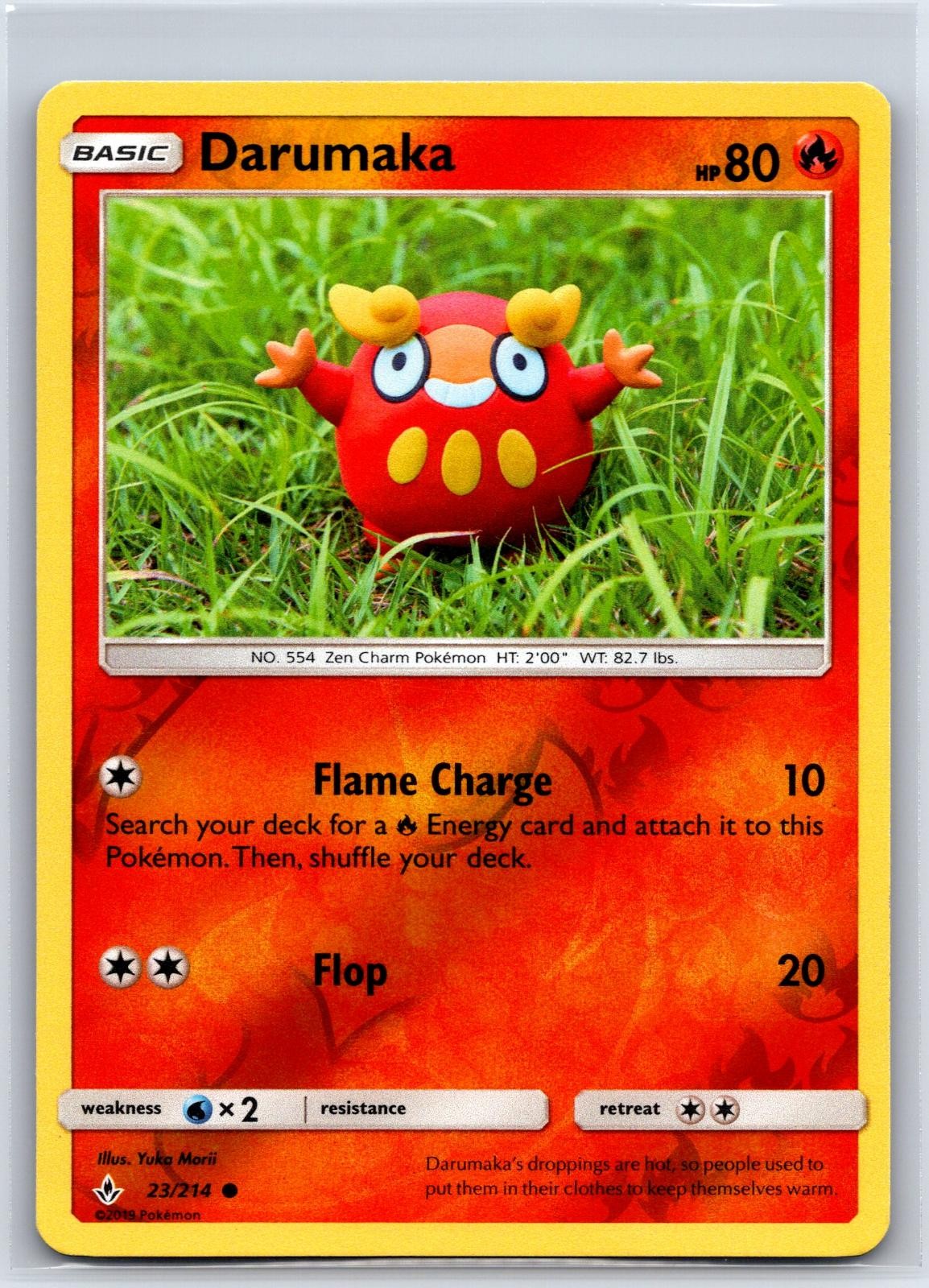 Darumaka 23/214 Common Unbroken Bonds Pokemon Reverse Holo NM/M 527c-36