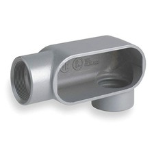 HUBBELL KILLARK LL17 Conduit Outlet Body,Iron,Trd Sz 1/2in 2NA62