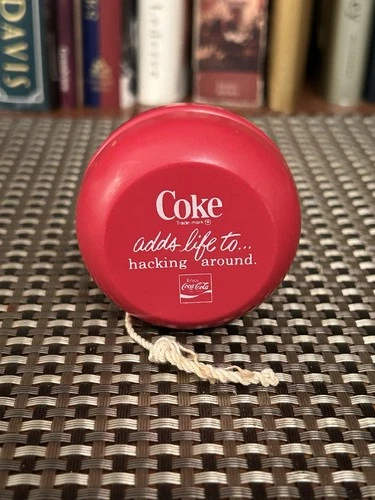 Vintage 1980's Coca-Cola Coke Yo-Yo Add Life To Hacking Around Coke