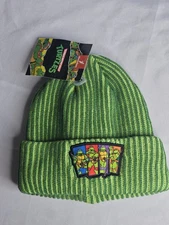 Green Teenage Mutant Ninja Turtles Boys Beanie Hat OSFA ▪︎  NWT  ⬆️