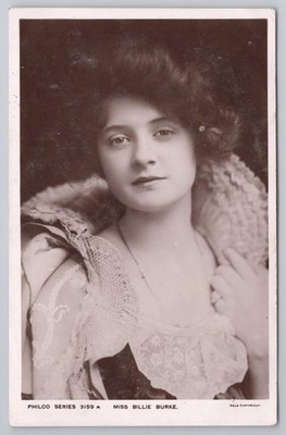 RPPC Miss Billie Burke Schauspielerin Philco Serie 3159 A Edwardian Ära 1908
