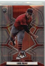 2022 Panini Mosaic #202 Luis Frias Silver Prizm