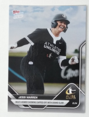 Jessi Warren ASG Cup Grand Slam Multi HR - 2025 AUSL Topps NOW - Card 37