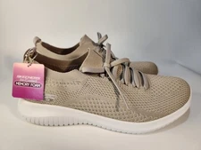 Skechers Womens Ultra Flex Statements 12841 Taupe Casual Shoes Sneakers Size 10