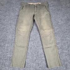 Weatherproof Vintage Straight Fit Khaki Pants Mens 36x34 Cargo Work Utility