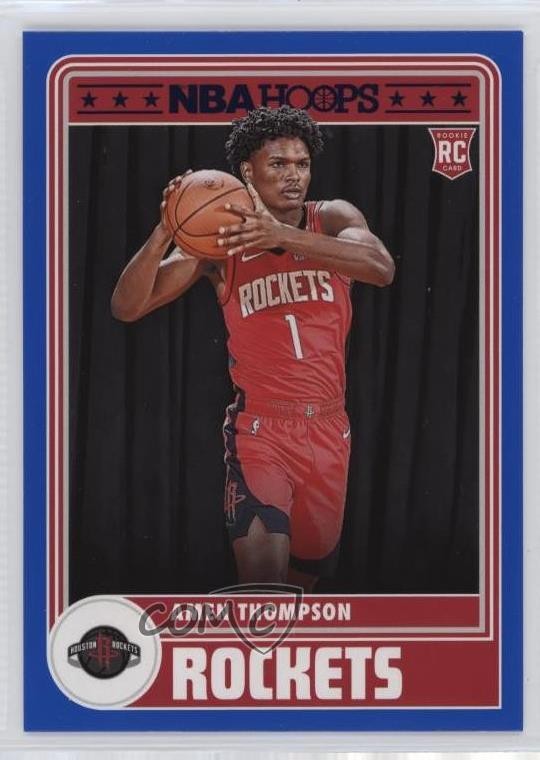 2023-24 Panini NBA Hoops Hoops Tribute Blue Amen Thompson #300 00jj