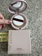 WANDER Wanderlust Powder Foundation TAN .31oz/9g FULL SZ SEALED BOX $42