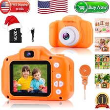 Fun and Safe Kids Camera with Rechargeable Battery, 32GB SD Card Included